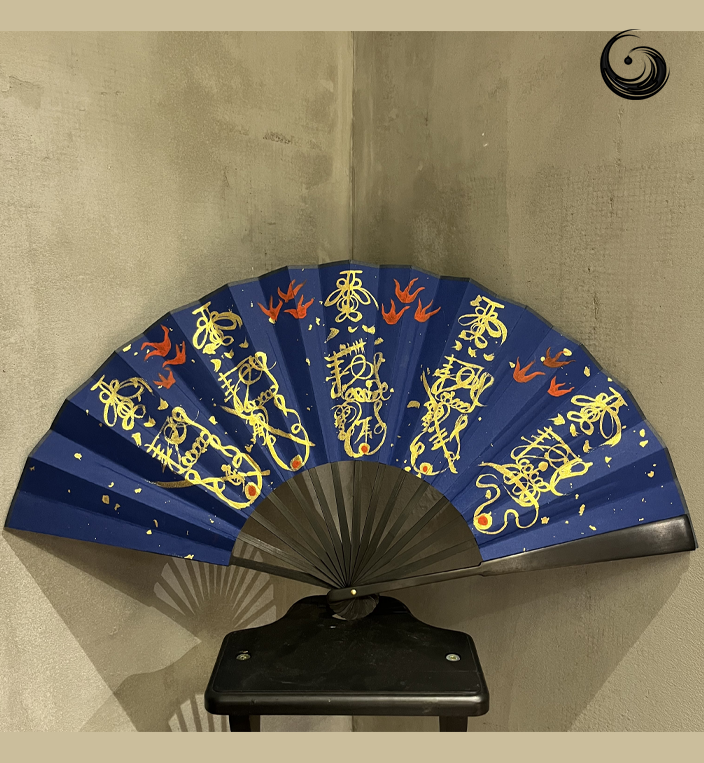 TALISMANIC FOLDING FAN